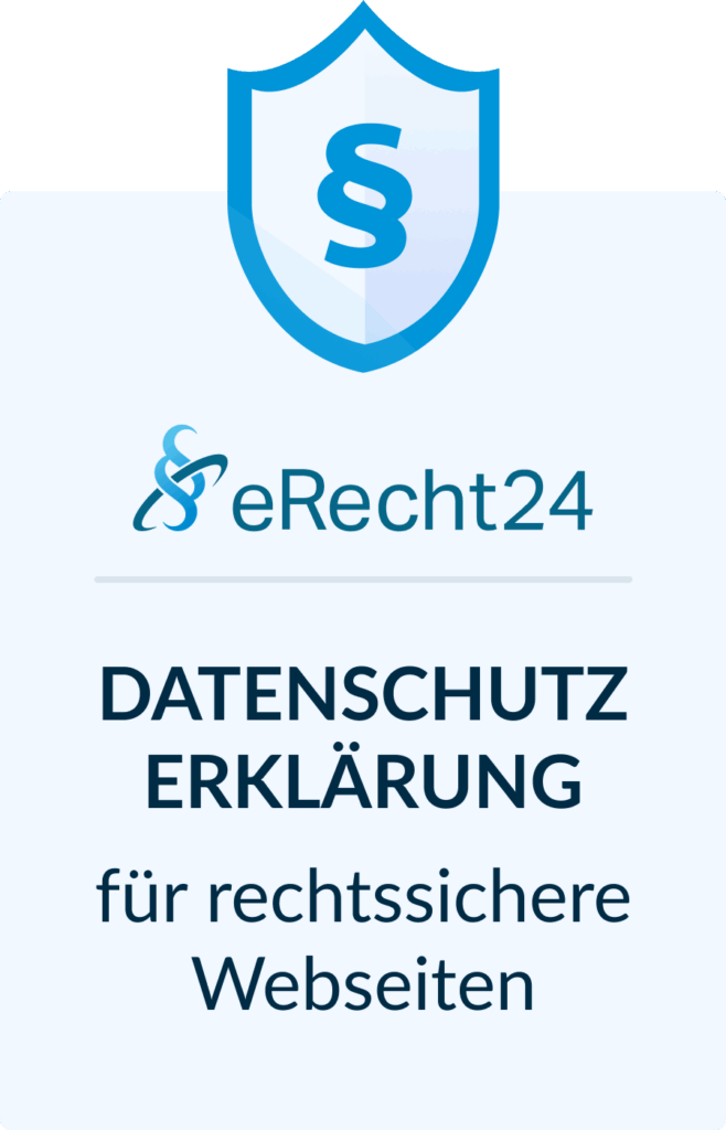 Datenschutzerklärung Siegel e-recht24