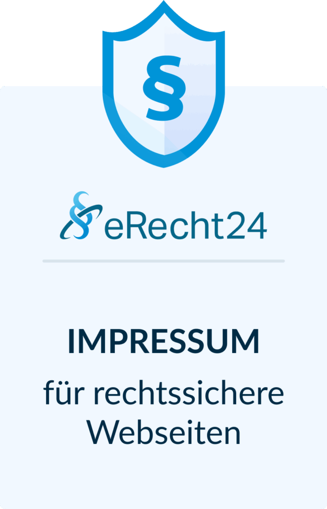Impressum Siegel e-recht24
